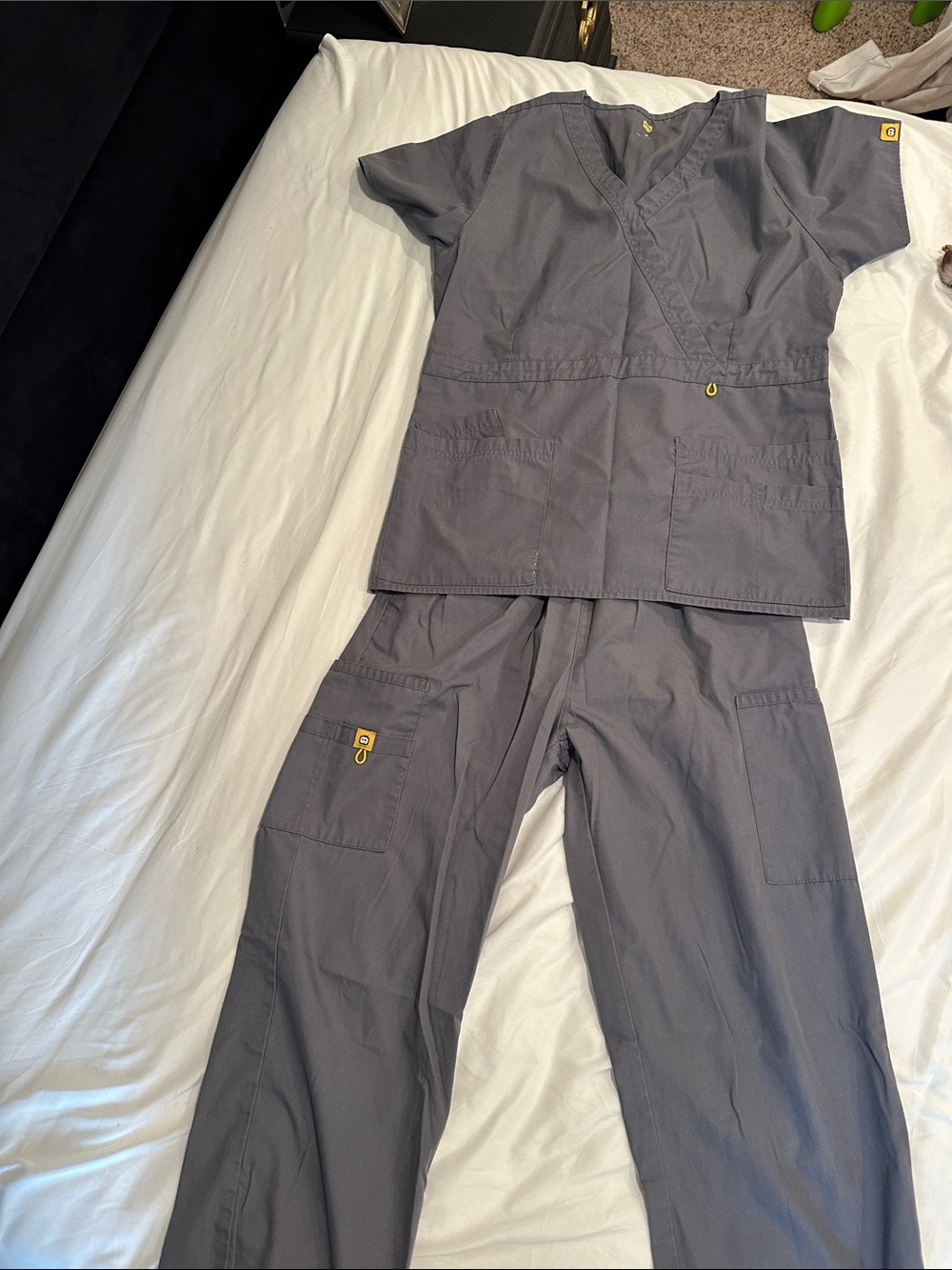 Gray Utility Jumpsuit with Cargo Pockets